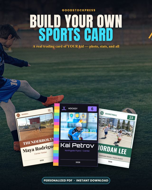 Build Your Own Sports Card