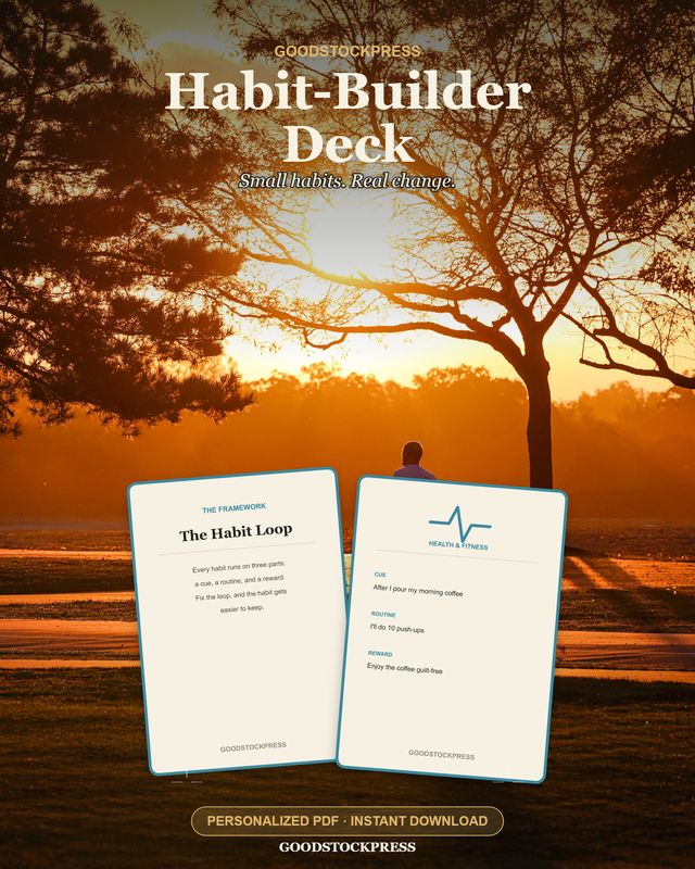 Habit-Builder Card Deck