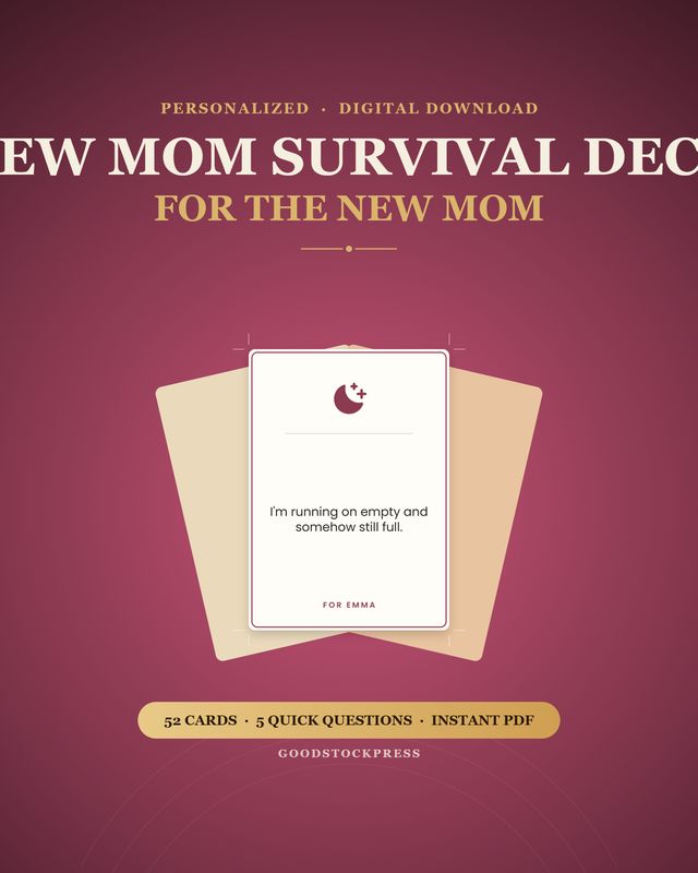 New Mom Survival Deck