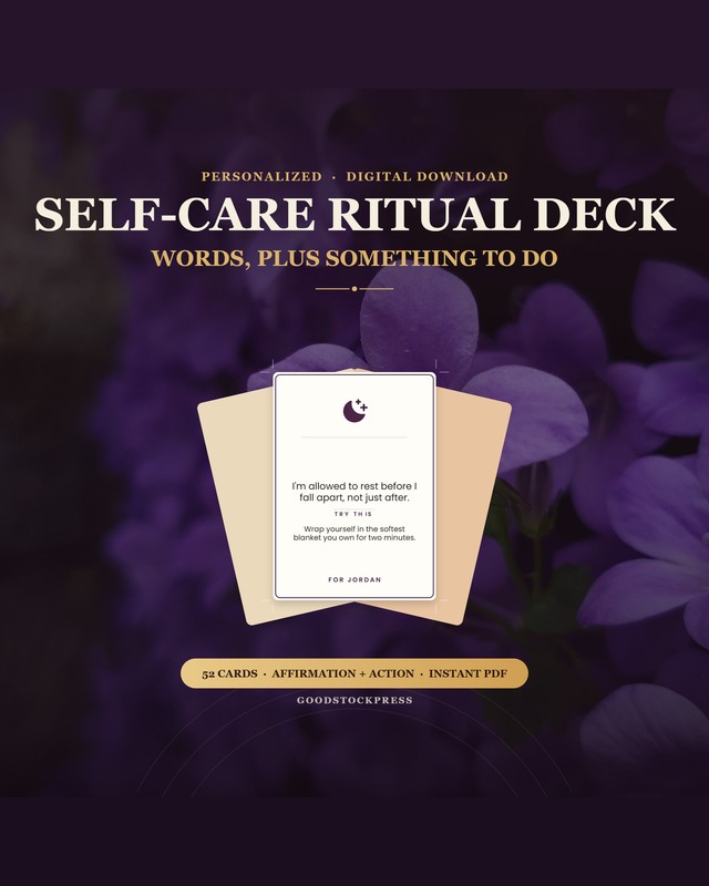 Self-Care Ritual Deck