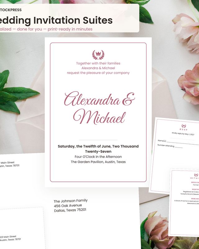 Wedding Invitation Suites